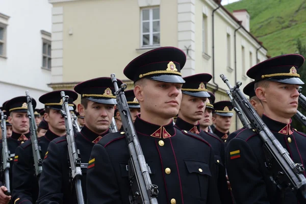 立陶宛军校宣誓就职. — 图库照片