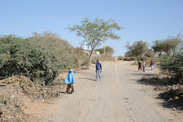 Somali per le strade della città di Hargeysa . — Foto Stock