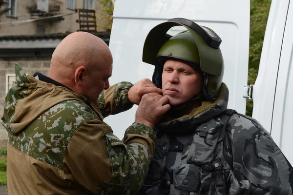 Ausbildung von Kämpfern in Moskau — Stockfoto
