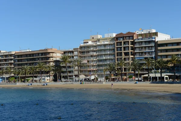 The beach area  in Torrevieja — Stock Photo, Image