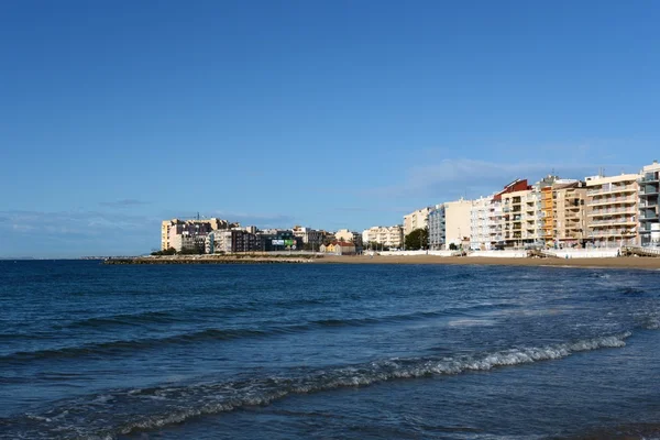 Strandområdet i torrevieja — Stockfoto