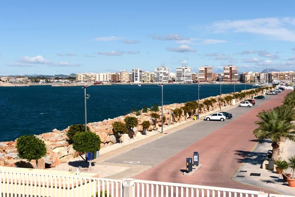 Embankment  in Torrevieja — Stock Photo, Image