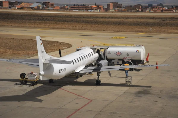 Aviones en el aeropuerto de La Paz . —  Fotos de Stock