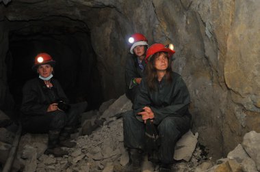 turist gümüş madeni.