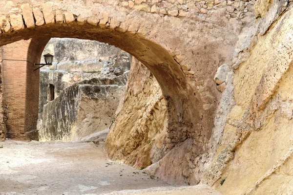 Fortaleza Santa Bárbara en Alicante — Foto de Stock