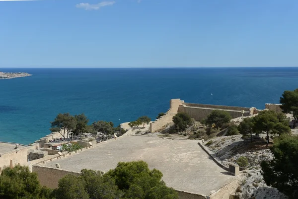 Santa barbara festung in alicante — Stockfoto