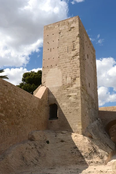 Fortezza di Santa Barbara ad Alicante — Foto Stock