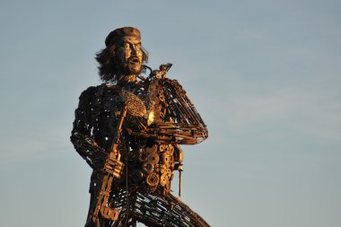 anıtın ernesto che guevara de la paz.