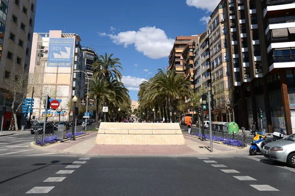 Аликанте - город в Валенсийском автономном округе — стоковое фото