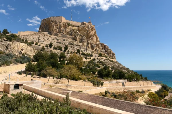 Fortaleza de Santa Barbara em Alicante — Fotografia de Stock