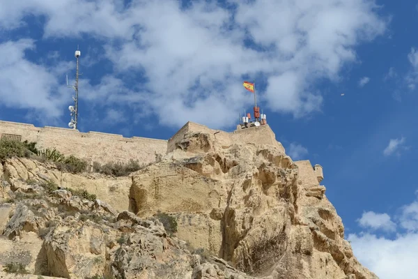 Santa barbara festung in alicante — Stockfoto