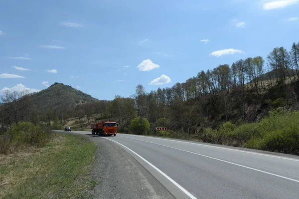 Altai Republic Russia May 2021 Chuisky Tract Altai Republic Western — Stock Photo, Image