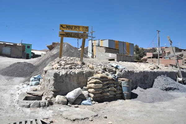 Minería - planta de enriquecimiento en Potosí — Foto de Stock