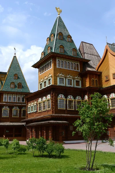 Wooden palace of Tsar Alexei Mikhailovich in Kolomenskoye — Stock Photo, Image