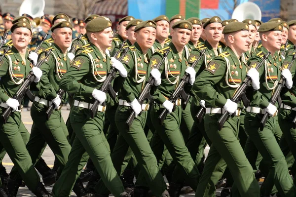 Moscow Russia May 2021 Cadets Marshal Budyonny Military Academy Communications — Stock Photo, Image