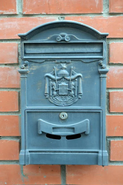 Moscow Russia December 2020 Mailbox House Museum Famous Artist Zurab — Stock Photo, Image