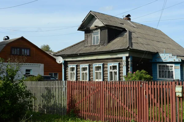 Zaozerye Yaroslavl Region Russia August 2021 Woonhuis Het Dorp Zaozerye — Stockfoto