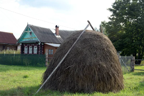 Konyukovo Região Yaroslavl Rússia Agosto 2021 Aldeia Russa Konyukovo Região — Fotografia de Stock