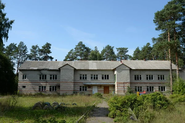 Itlar Yaroslavl Region Russia Sierpień 2021 Opuszczone Somatyczne Sanatorium Dziecięce — Zdjęcie stockowe
