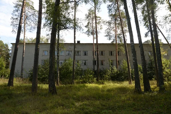 Itlar Regione Yaroslavl Russia Agosto 2021 Sanatorio Somatico Bambini Abbandonato — Foto Stock