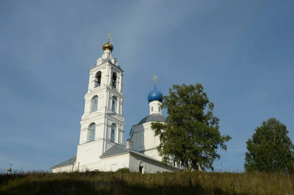 Prechistoe Yaroslavl Region Russia Sierpień 2021 Kościół Narodzenia Najświętszego Teotokosa — Zdjęcie stockowe