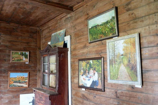 Okhotino Yaroslavl Region Russia August 2021 Interieur Van Een Kamer — Stockfoto