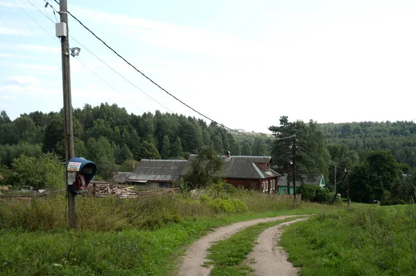 Vashka Yaroslavl Region Russia Αυγούστου 2021 Χωριό Vyshka Στην Περιοχή — Φωτογραφία Αρχείου