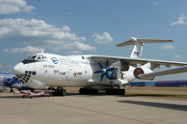 Zhukovsky Moscow Region Russia July 2021 76Ll Military Transport Aircraft — Stock Photo, Image