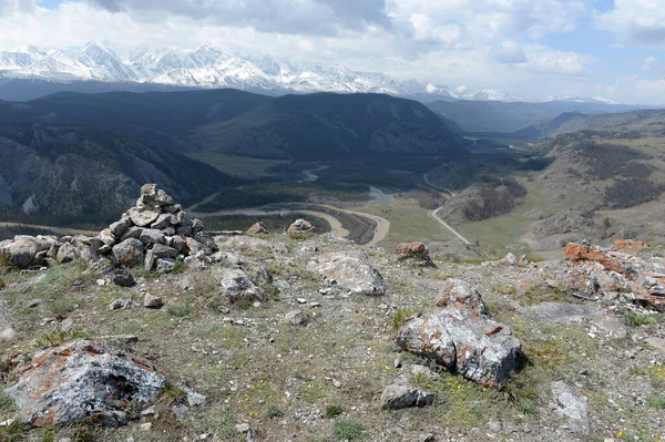 Altai Republic Russia May 2021 View Chuisky Tract North Chuisky — Stock Photo, Image