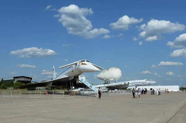 Zhukovsky Región Moscú Rusia Julio 2021 Aviones Soviéticos 144 Atlant —  Fotos de Stock