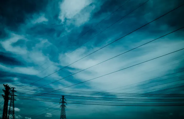 Telegraph pole — Stock Photo, Image