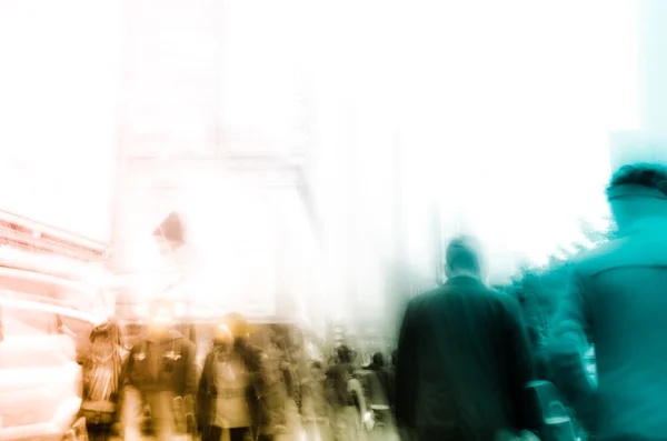 City pedestrian on road — Stock Photo, Image