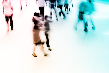 iş acele lobi motion blur