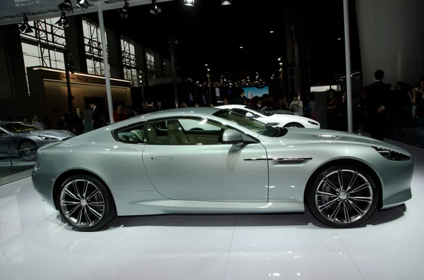 Aston Martin Virage sport car on display — Stock Photo, Image