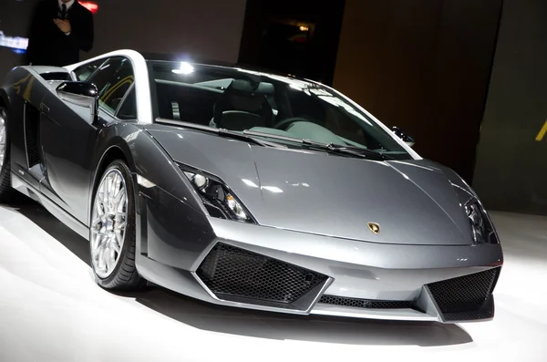 Lamborghini sport car on display — Stock Photo, Image