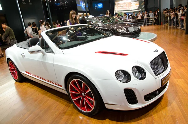 Bentley continental supersports isr bil på displayen — Stockfoto