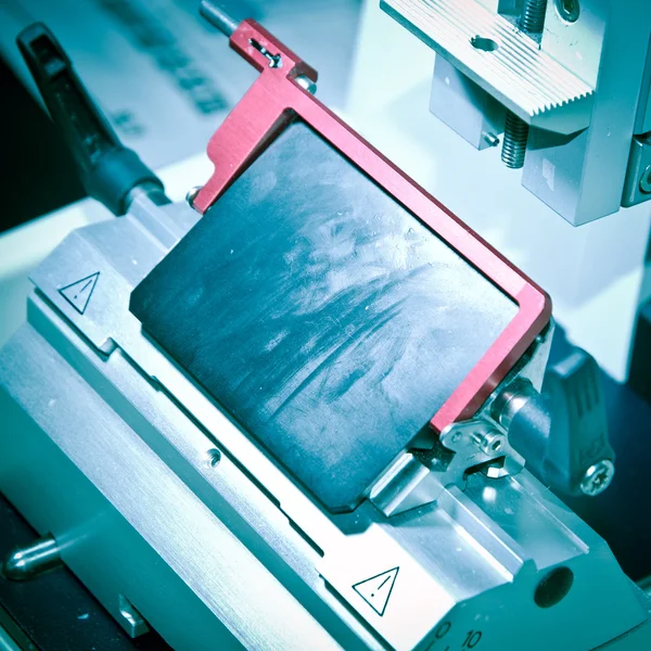 Rotary microtome slicing machine — Stock Photo, Image