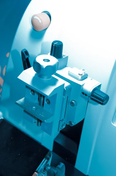 Rotary microtome slicing machine — Stock Photo, Image