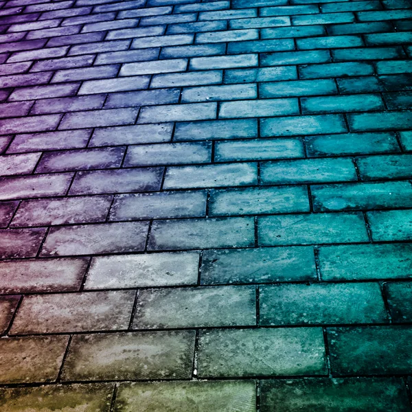 Brick road — Zdjęcie stockowe