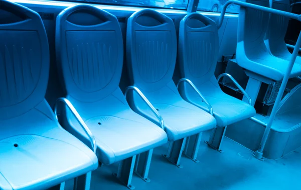 Asiento del autobús urbano — Foto de Stock