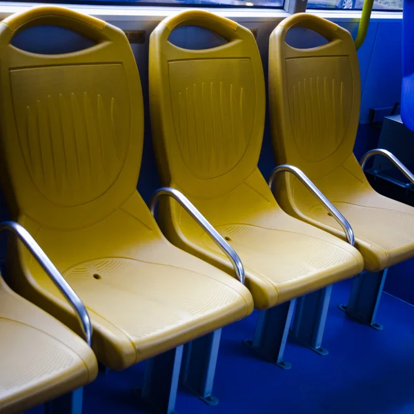 Sitzplatz im Stadtbus — Stockfoto