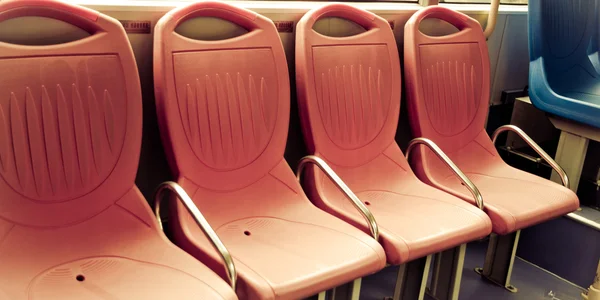 Asiento del autobús urbano — Foto de Stock