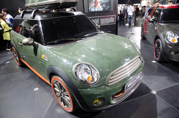 Mini goes Tumi car on display — Stock Photo, Image