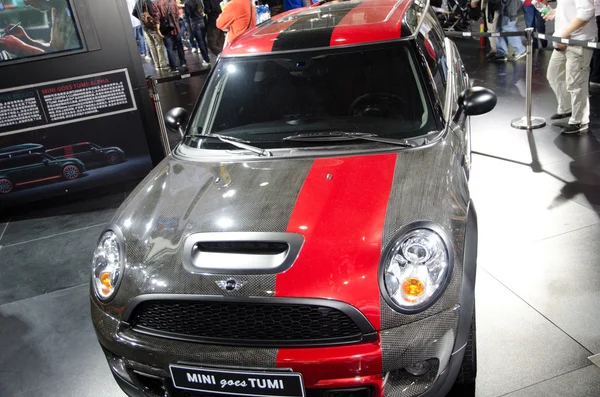 Mini goes Tumi car on display — Stock Photo, Image