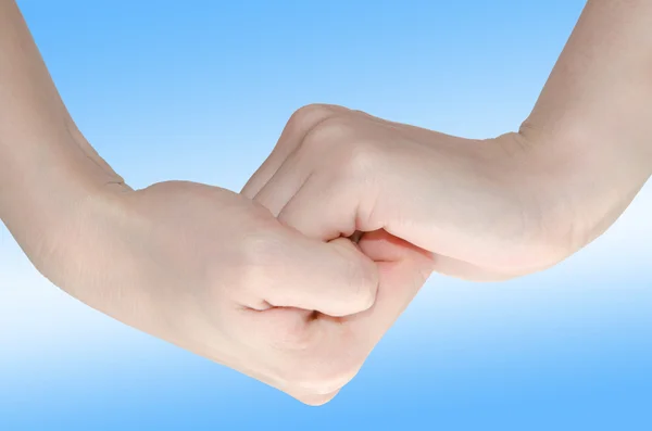 Professional medical hand washing gesture — Stock Photo, Image