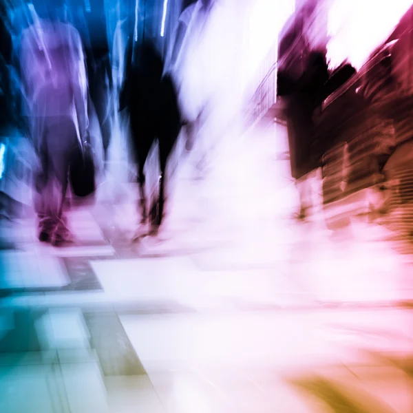 Shopping crowd at marketplace — Stock Photo, Image