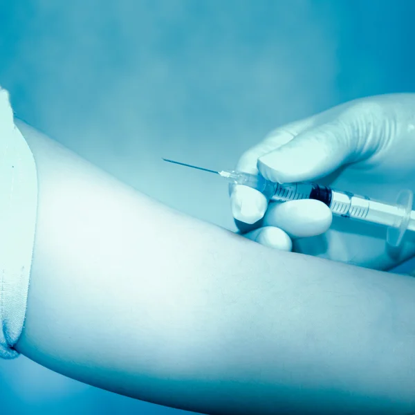 Wprowadzić vaccinatio — Zdjęcie stockowe