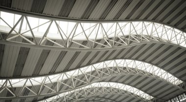 modern şehir mimarisi tavan detayı