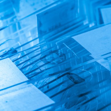 Bilim mikroskop slayt