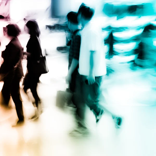 Shopping-Gedränge am Marktplatz — Stockfoto